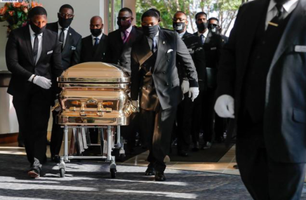 拜登在弗洛伊德葬礼上致辞 呼吁人们不要忽视种族主义问题
