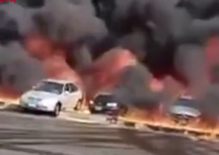 埃及一石油管道破裂引发严重火灾 到底是破裂什么情况?