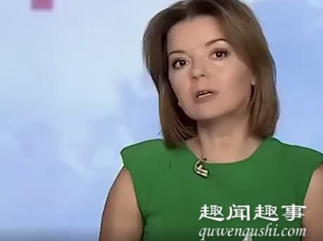 乌克兰女主持直播时门牙脱落 到底是乌克什么情况?