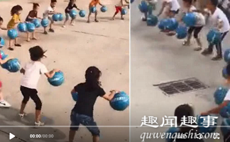 近日,河北一段幼儿园孩子拍球的视频在国外爆红,视频中孩子转圈式拍球,无一个掉队