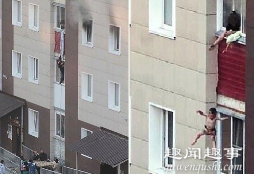 大火中母亲将2个儿子扔下3楼求生 揪心画面被拍下实在让人震惊(视频)