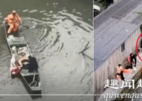 11月8日,浙江一名女子跳河轻生,获救后竟一脚将民警踹下河,现场窒息一幕曝光。