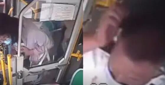 公交司机行驶中突发脑梗 生命最后一刻保护全车乘客监控曝光内幕太惊人