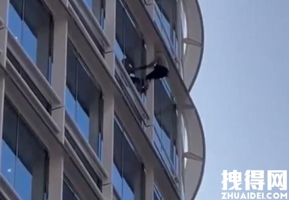 美国一男子徒手爬上旧金山第一高楼 内幕曝光简直太意外了