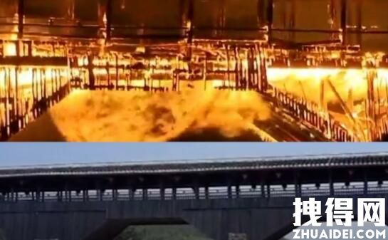 中国最长木拱廊桥失火前后对比 画面曝光实在令人惋惜