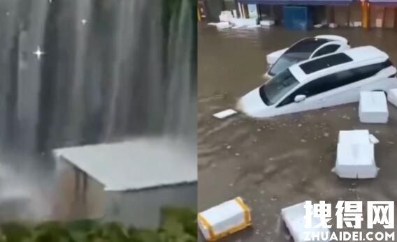 石家庄暴雨有汽车被泡漂浮 究竟是怎么回事？
